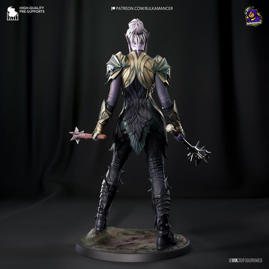 Minthara Figure - Baldur's Gate 3 - resin tabletop miniature alternate angle