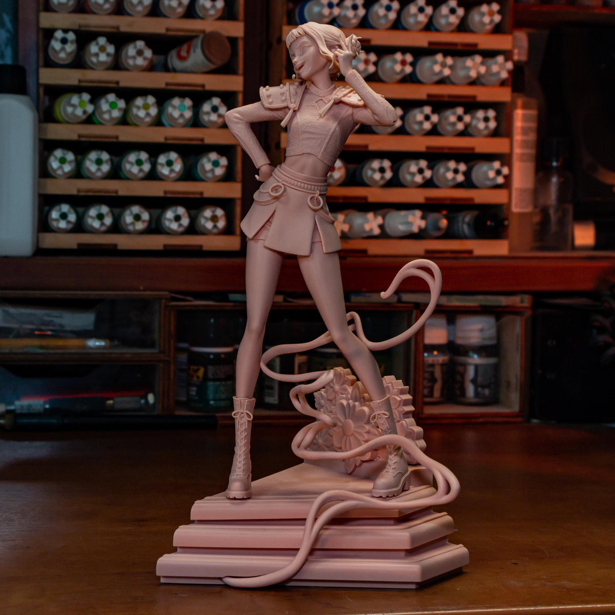 Zoey KPop Demon Hunters Figure - paintable tabletop miniature product view