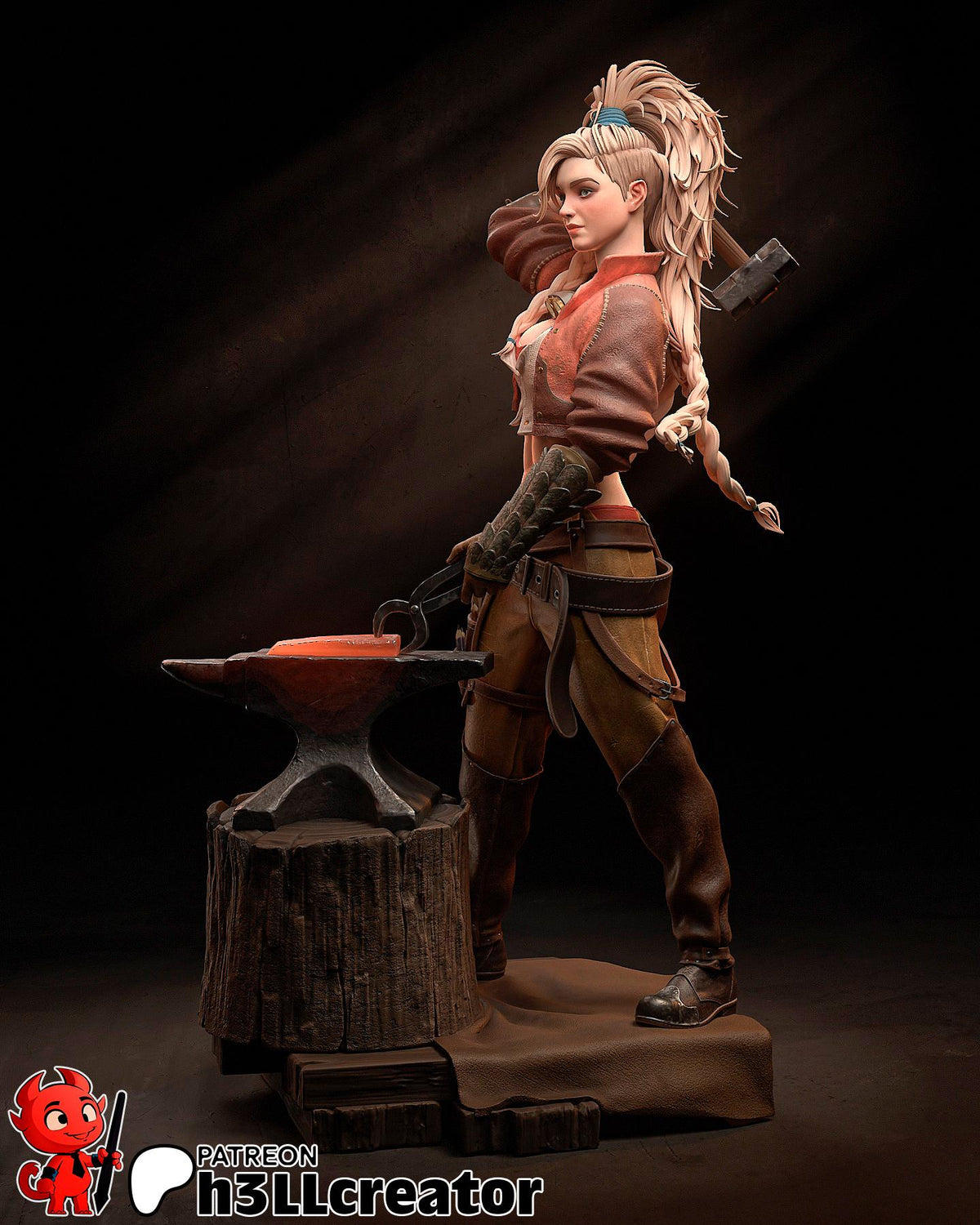 Gemma Figure - Monster Hunter Wilds - resin tabletop miniature alternate angle