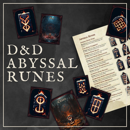 Abyssal Runes - digital download preview