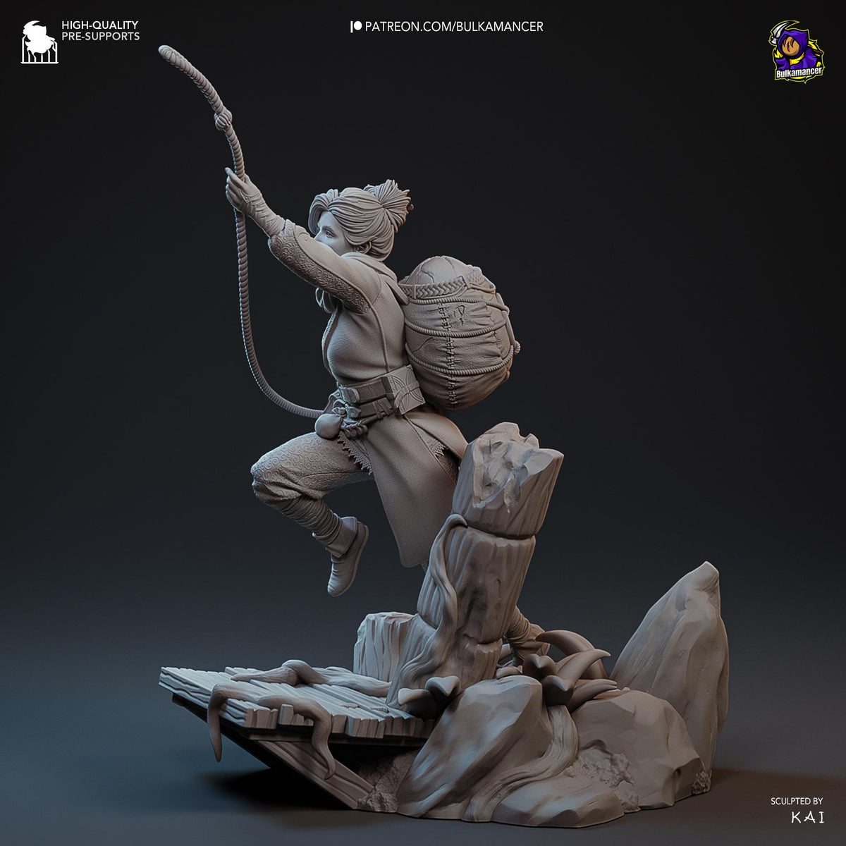 Zoe Split Fiction Figure - resin miniature view 5