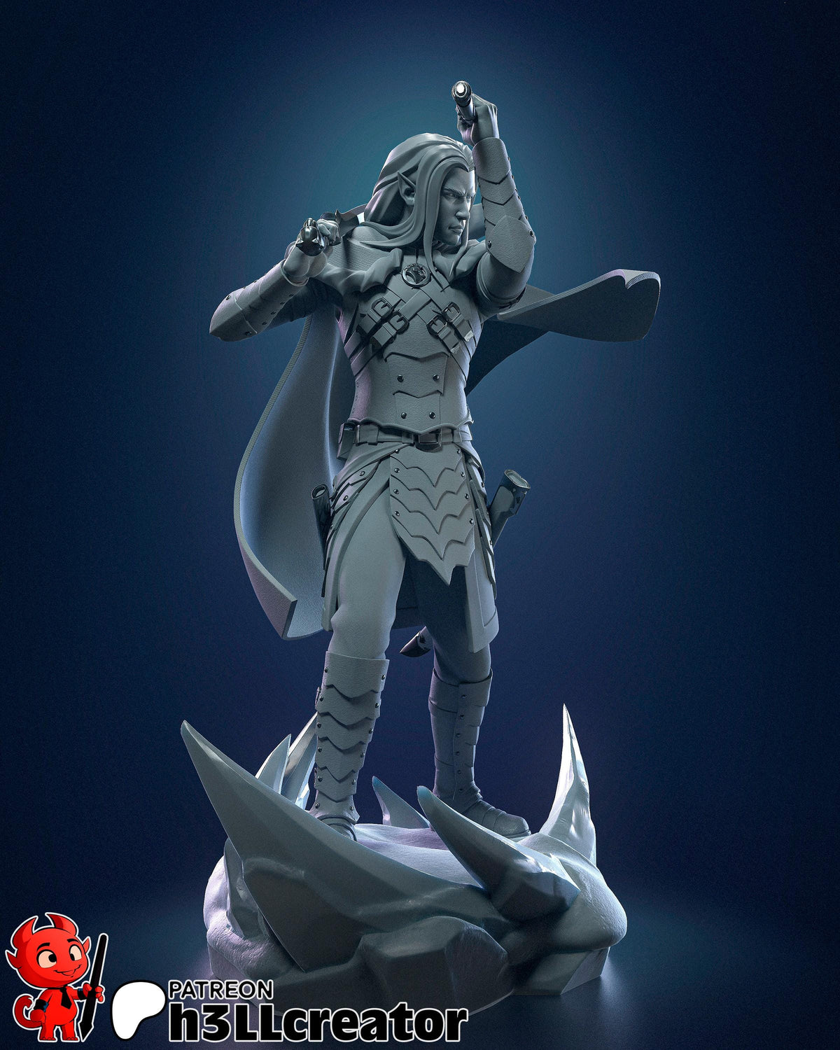 Drizzt Do'Urden Figure - resin miniature view 7