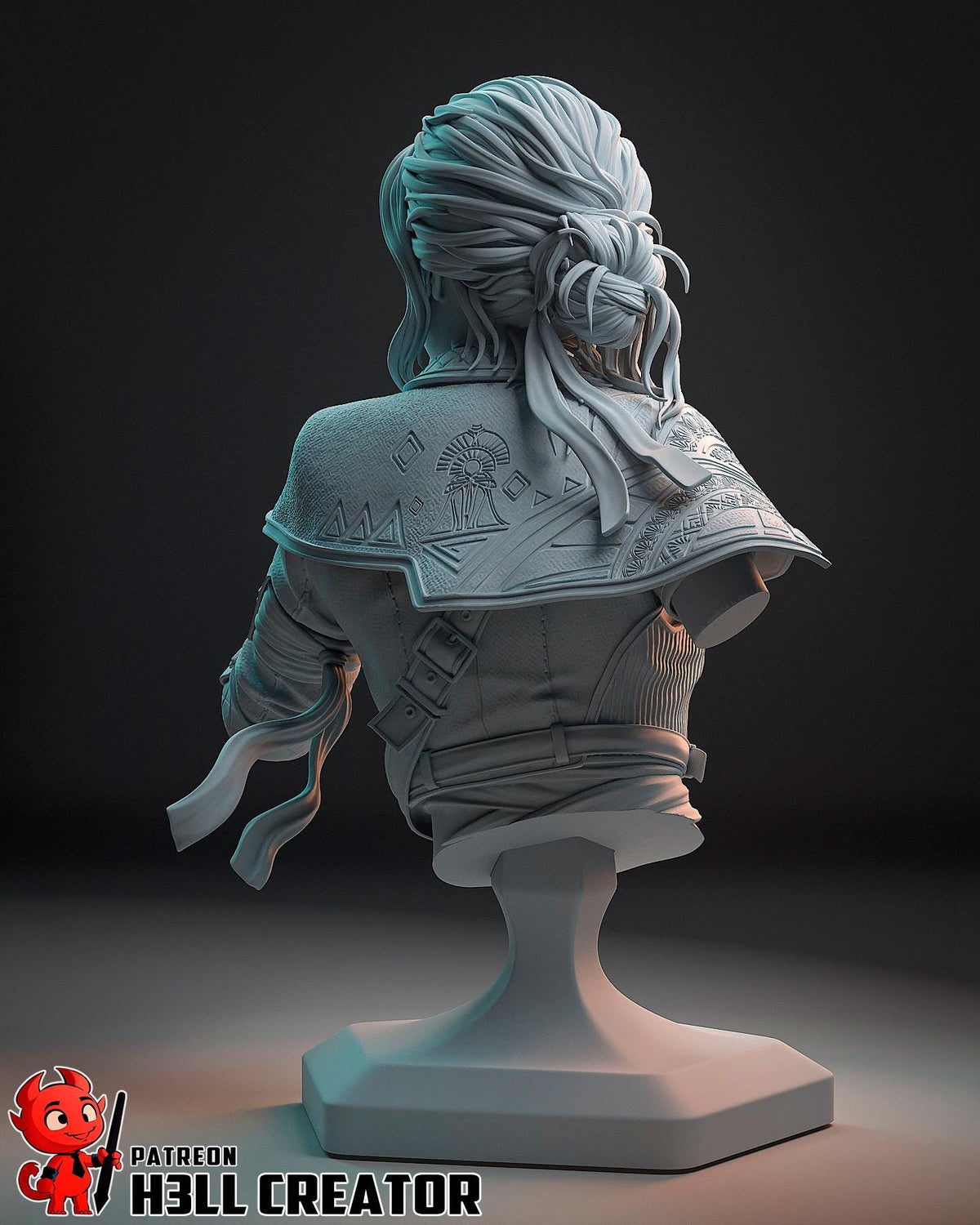 Sciel Bust - Clair Obscur: Expedition 33 - resin miniature view 6