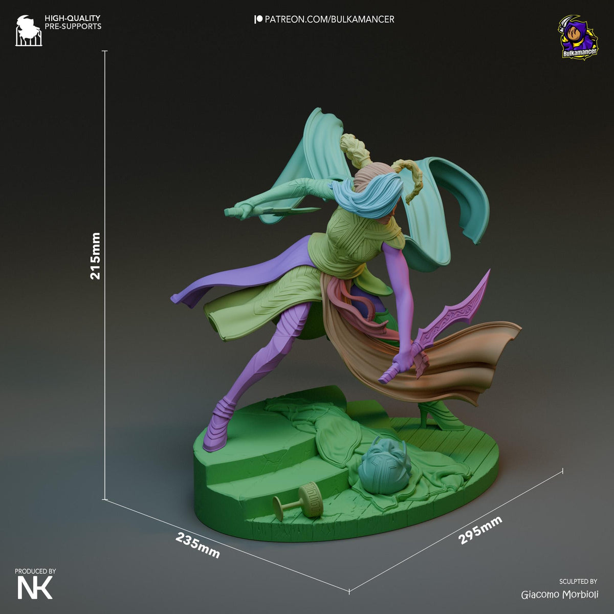 Katarina Figure - League of Legends - resin miniature view 7