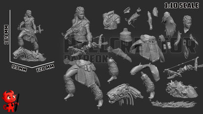 Aloy Horizon Zero Dawn Figure - resin miniature view 8
