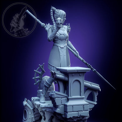Shadowheart Figure - Baldur's Gate 3 - paintable tabletop miniature product view