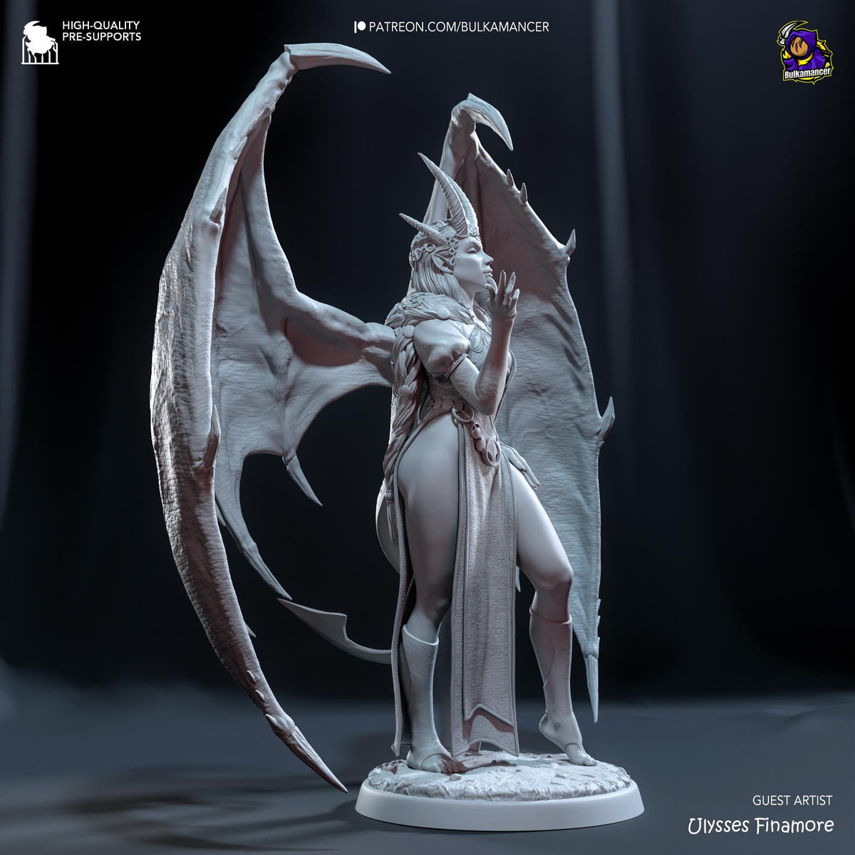 Mizora Figure - Baldur's Gate 3 - resin miniature view 5