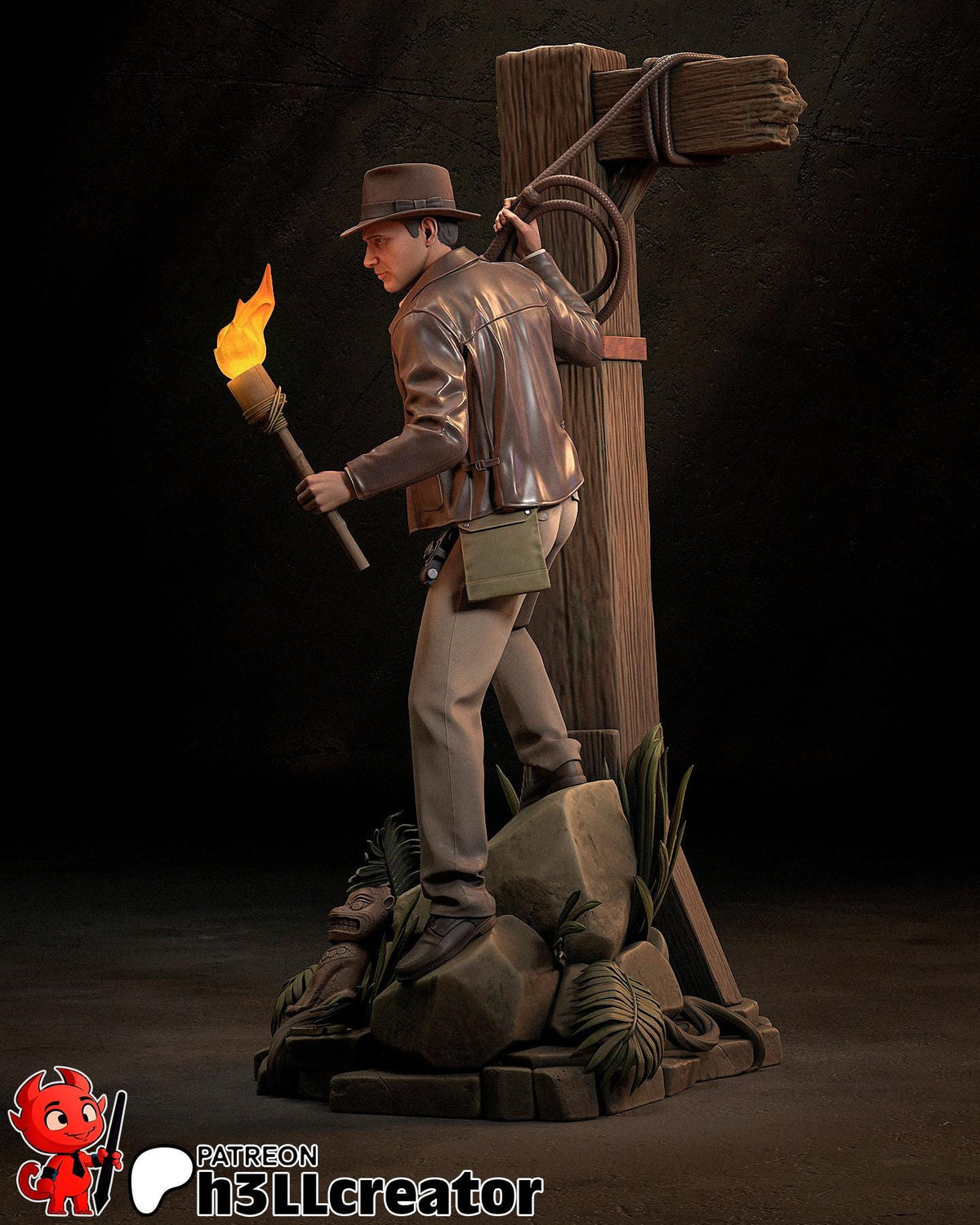 Indiana Jones Figure - resin miniature view 5