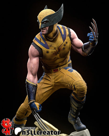 Wolverine Figure - resin miniature view 6