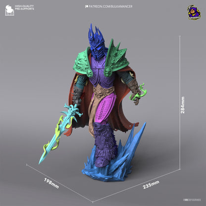 Arthas Wrath of the Lich King Figure - World of Warcraft - resin miniature view 7