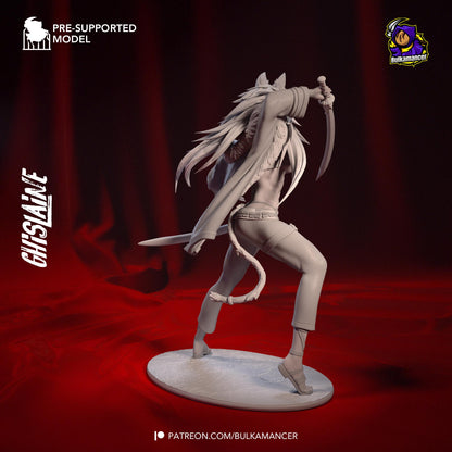 Ghislaine Dedoldia Figure - Mushoku Tensei - 3D printed miniature detail view