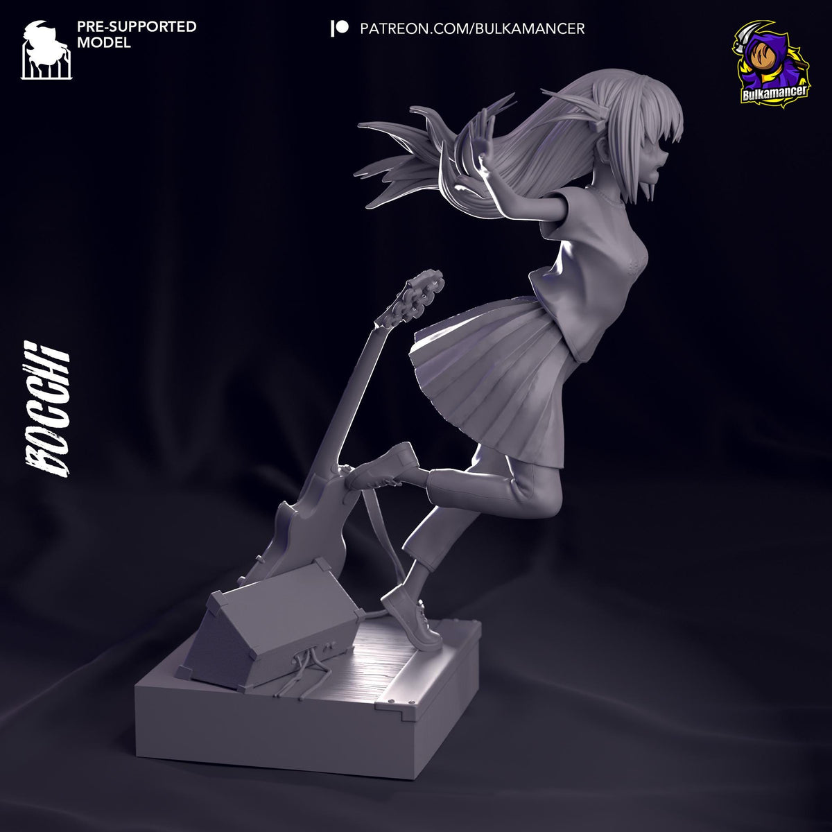 Hitori Gotoh Bocchi the Rock! Figure - resin miniature view 5
