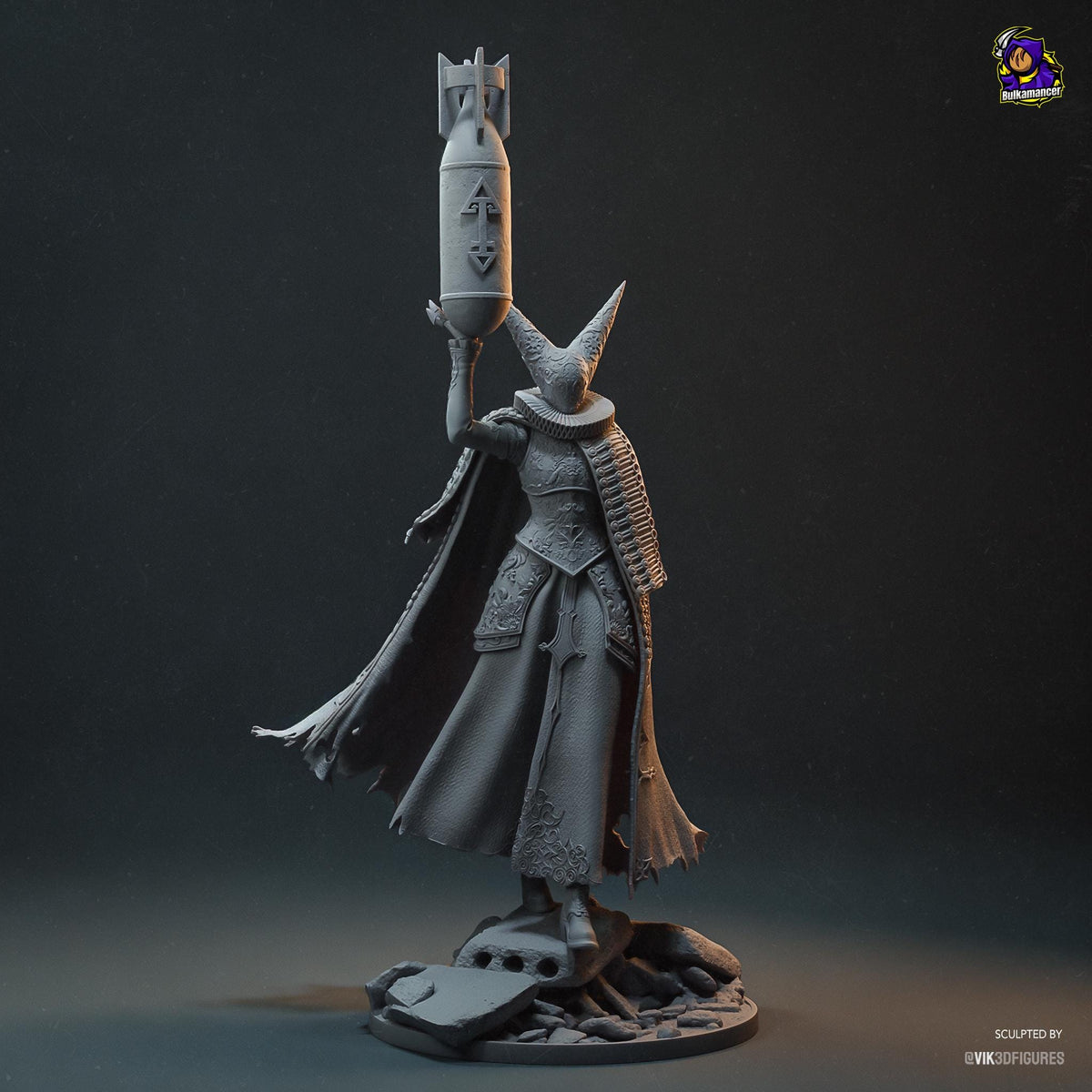 Artillery Witch Trench Crusade Figure - resin miniature view 6