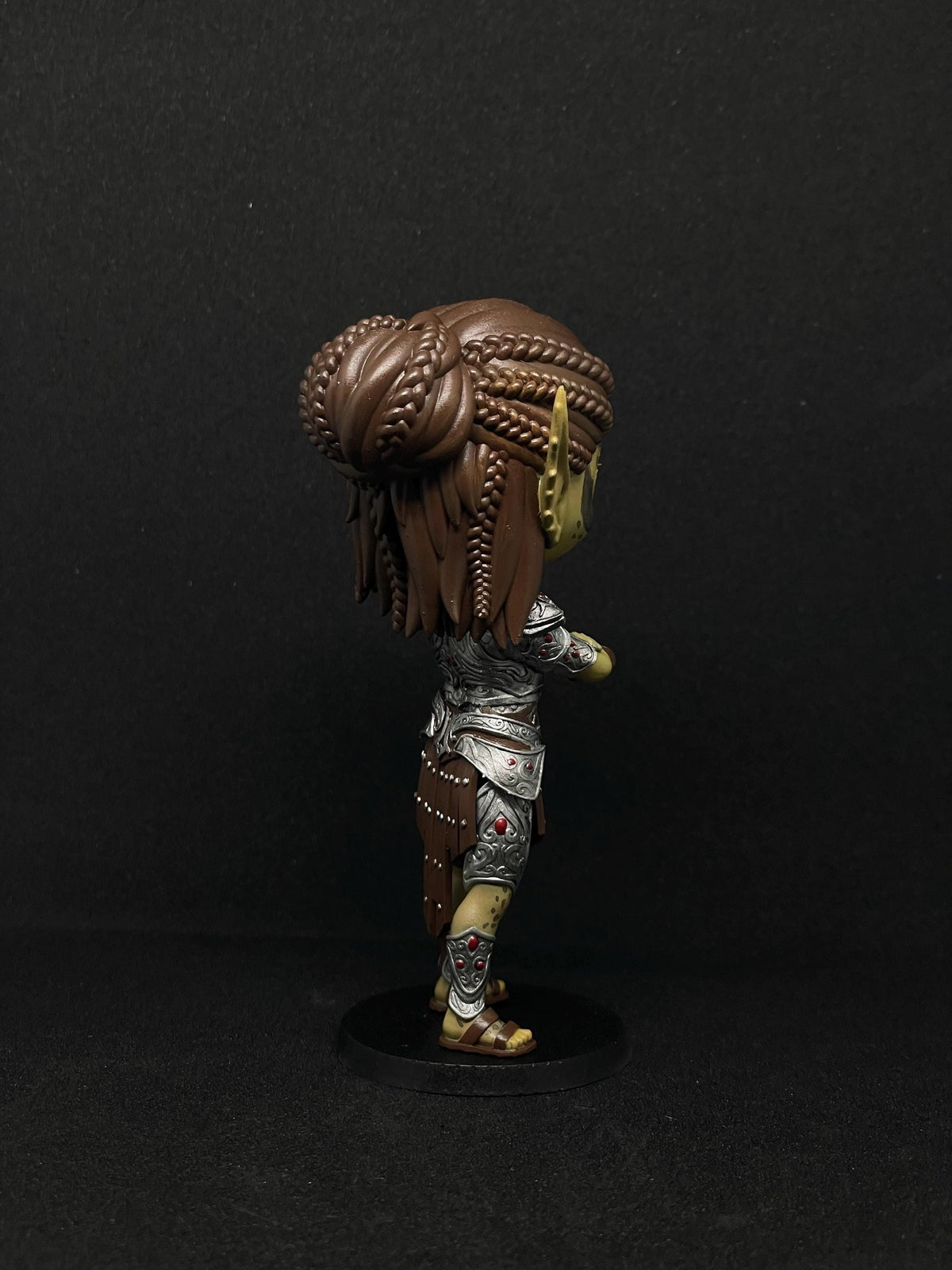 Lae'zel Chibi Figure - Baldur's Gate 3 - 3D printed miniature detail view