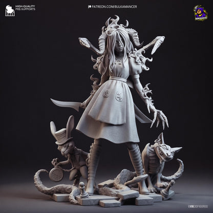 American McGee's Alice Figure - paintable tabletop miniature product view