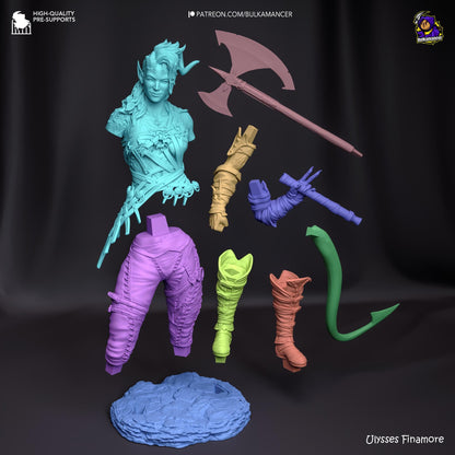 Karlach Figure - Baldur’s Gate 3 - resin miniature view 8