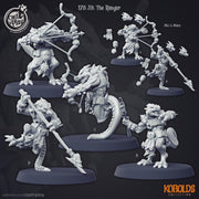 Kobold Ranger Miniature - resin tabletop miniature front view