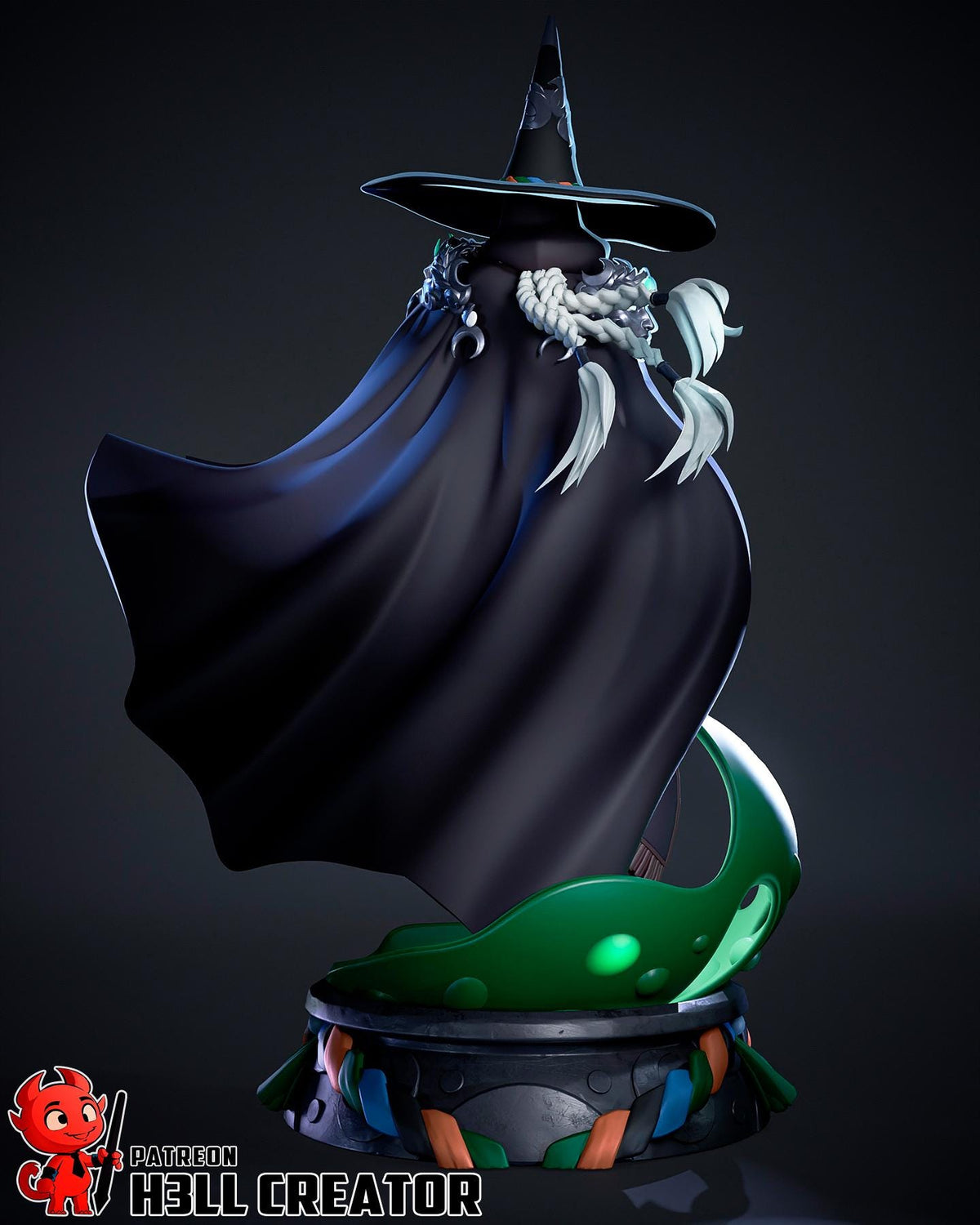 Hecate 2 Figure - Hades - paintable tabletop miniature product view