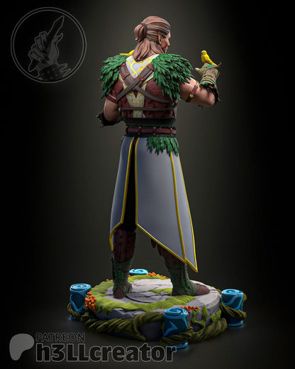 Halsin Figure - Baldur's Gate 3 - resin miniature view 5