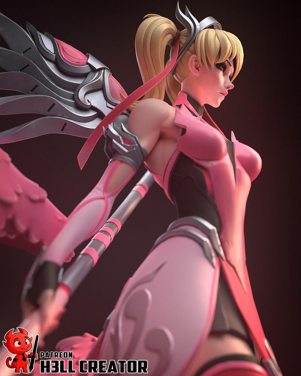 Mercy Figure - Overwatch - resin miniature view 9