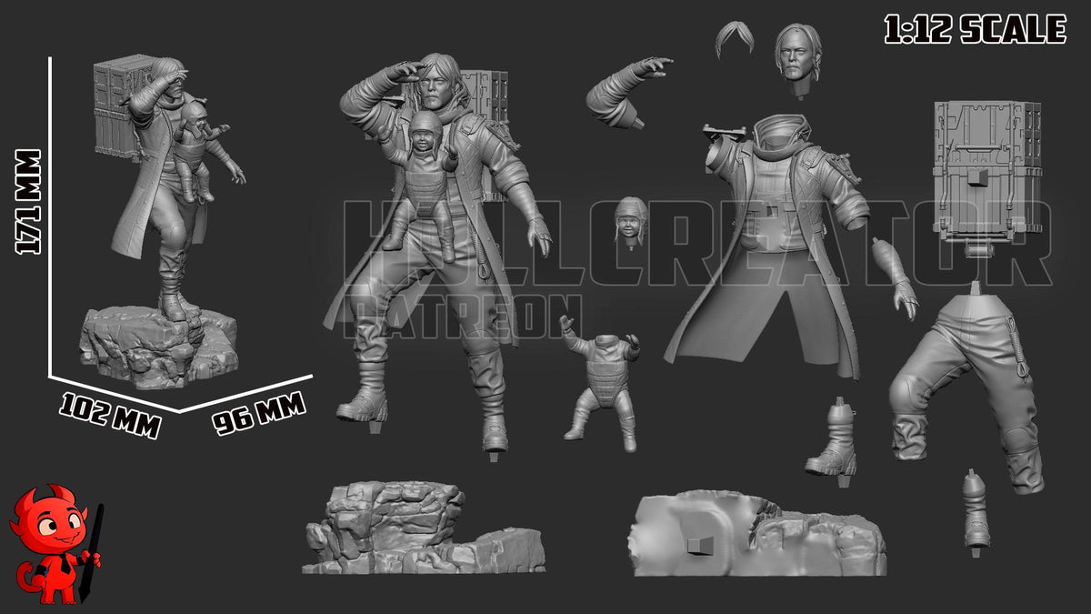 Sam Porter Bridges Death Stranding 2 Figure - resin miniature view 8