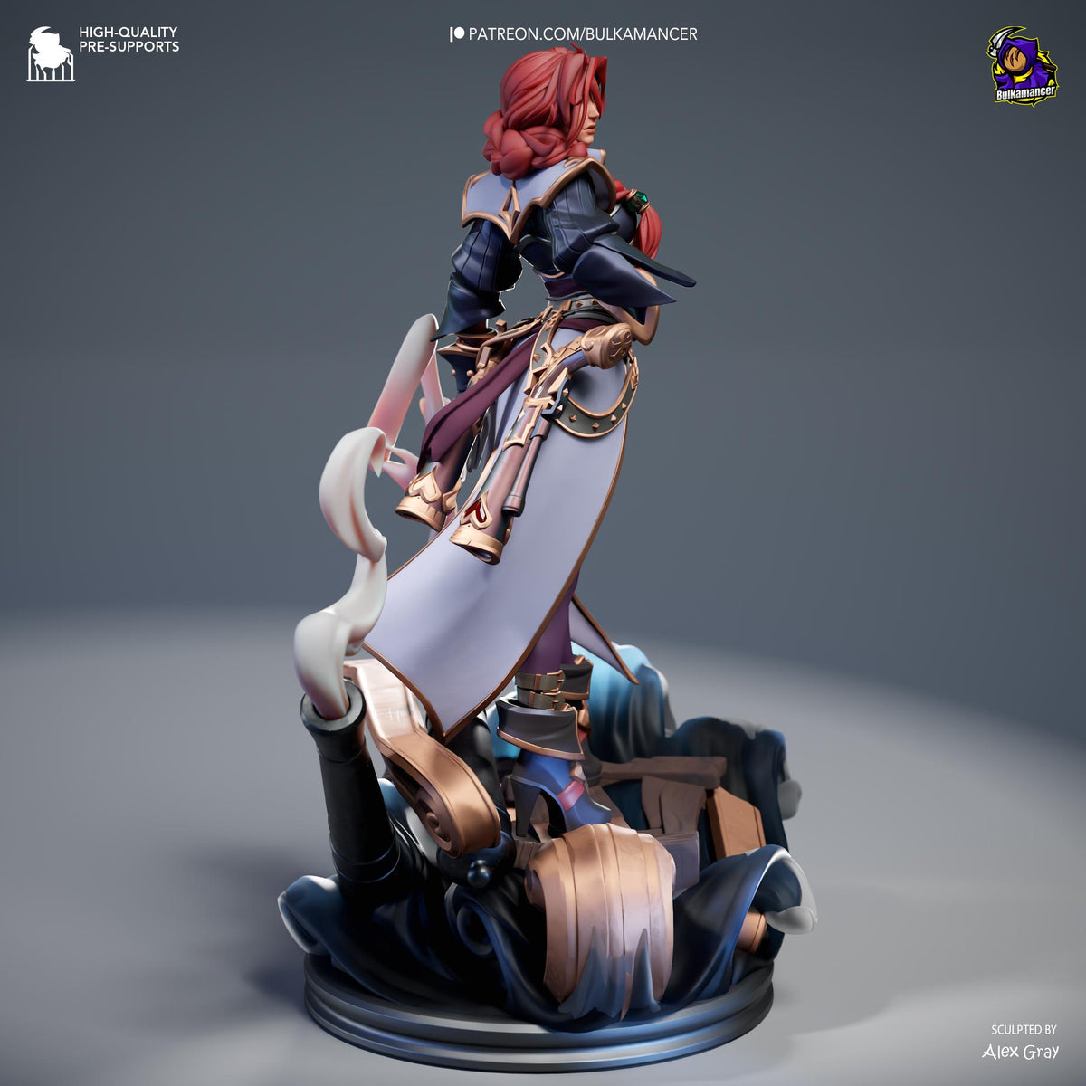 Miss Fortune Ruined King Figure - League of Legends - resin miniature view 6