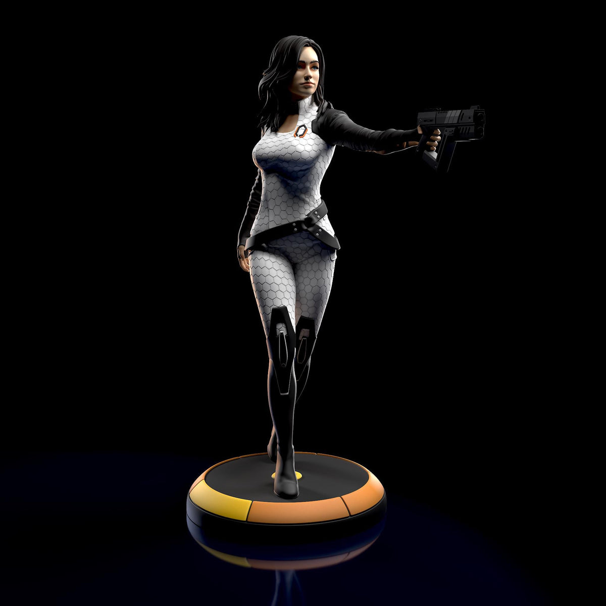 Miranda Figure - Mass Effect - resin tabletop miniature alternate angle