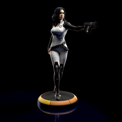 Miranda Figure - Mass Effect - resin tabletop miniature alternate angle