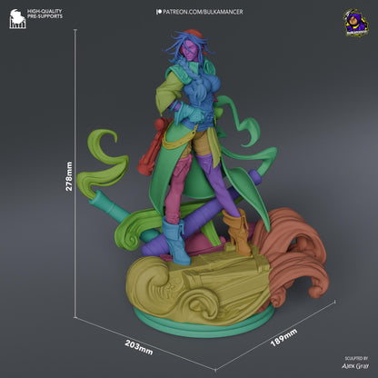 Miss Fortune Ruined King Figure - League of Legends - resin miniature view 8