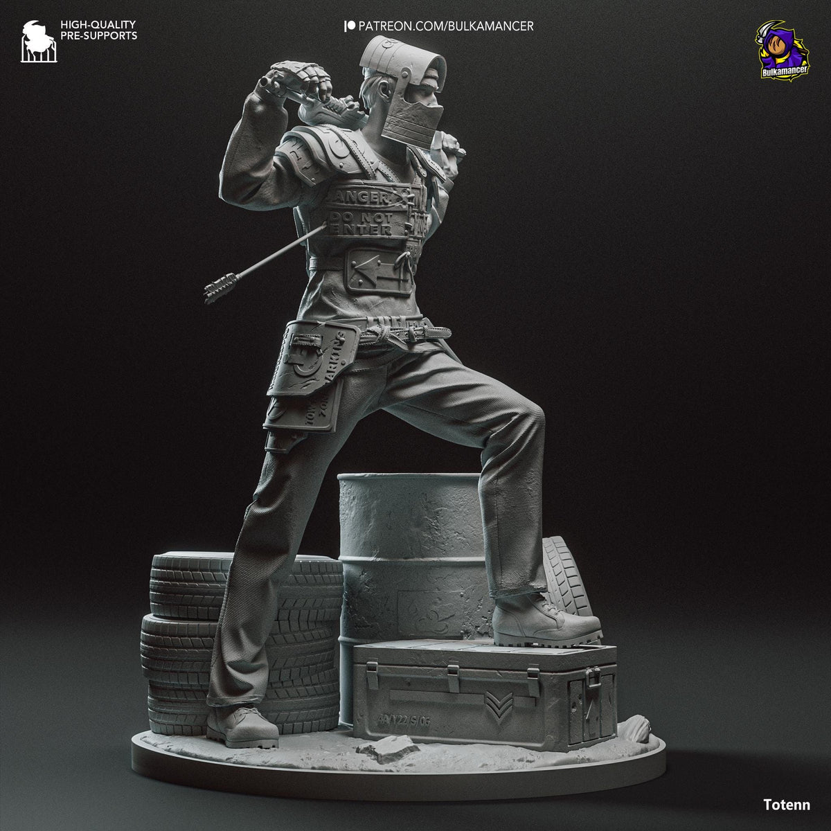 Survivor Rust Figure - resin miniature view 6