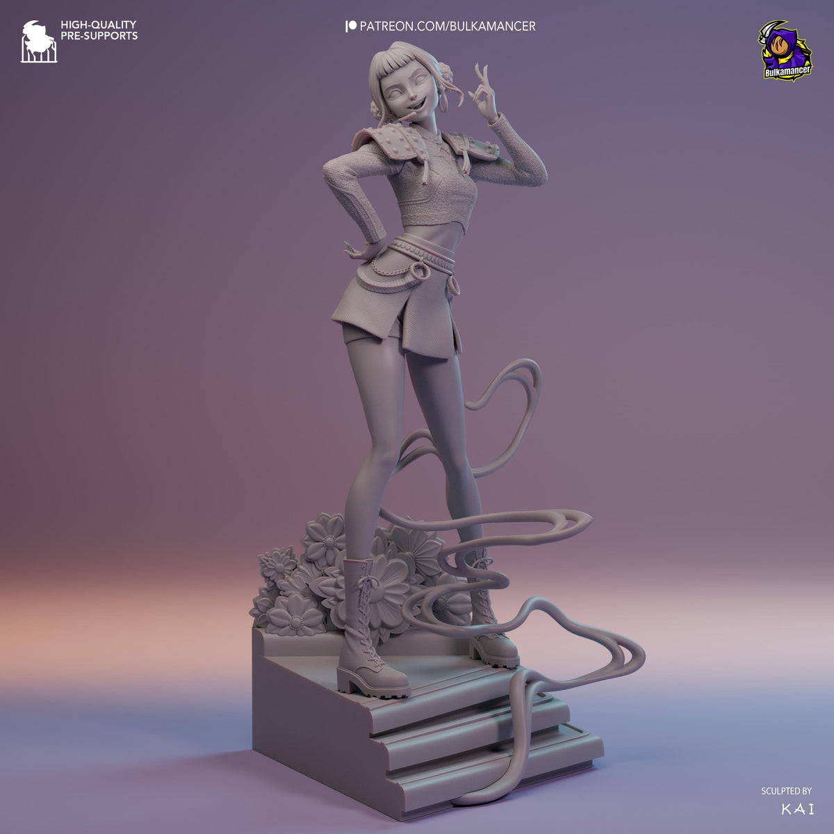 Zoey KPop Demon Hunters Figure - resin miniature view 7