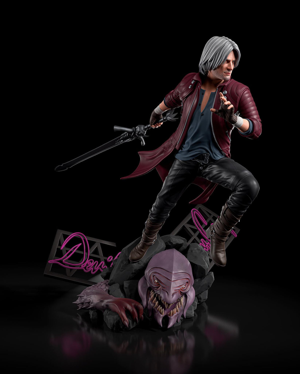Dante Figure - paintable tabletop miniature product view