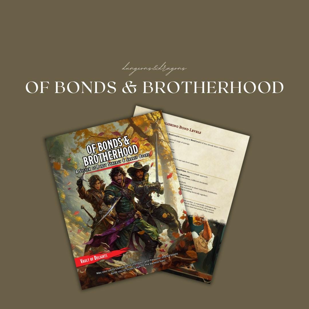 Of Bonds and Brotherhood Guide - digital download preview