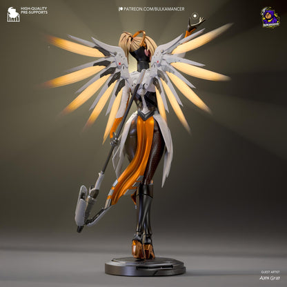 Mercy Figure - Overwatch - resin tabletop miniature alternate angle
