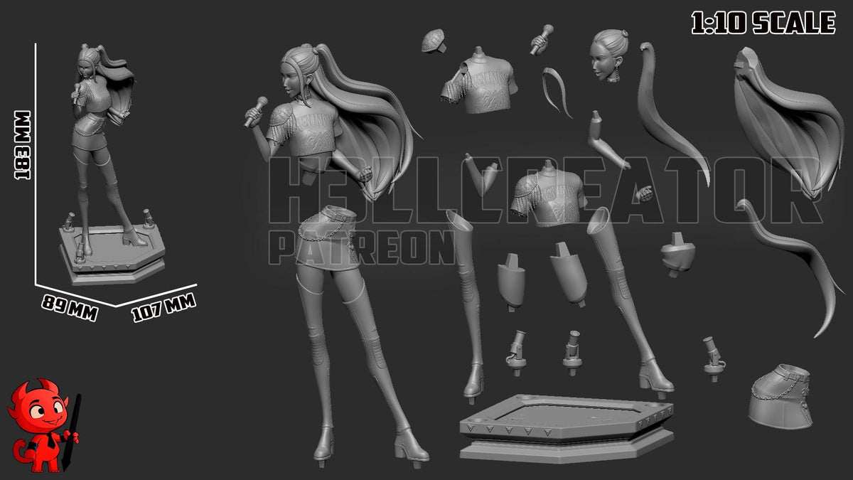 Mira KPop Demon Hunters Figure - resin miniature view 8