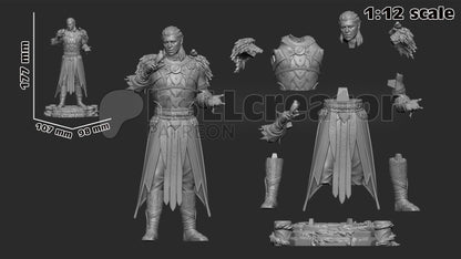 Halsin Figure - Baldur's Gate 3 - resin miniature view 8