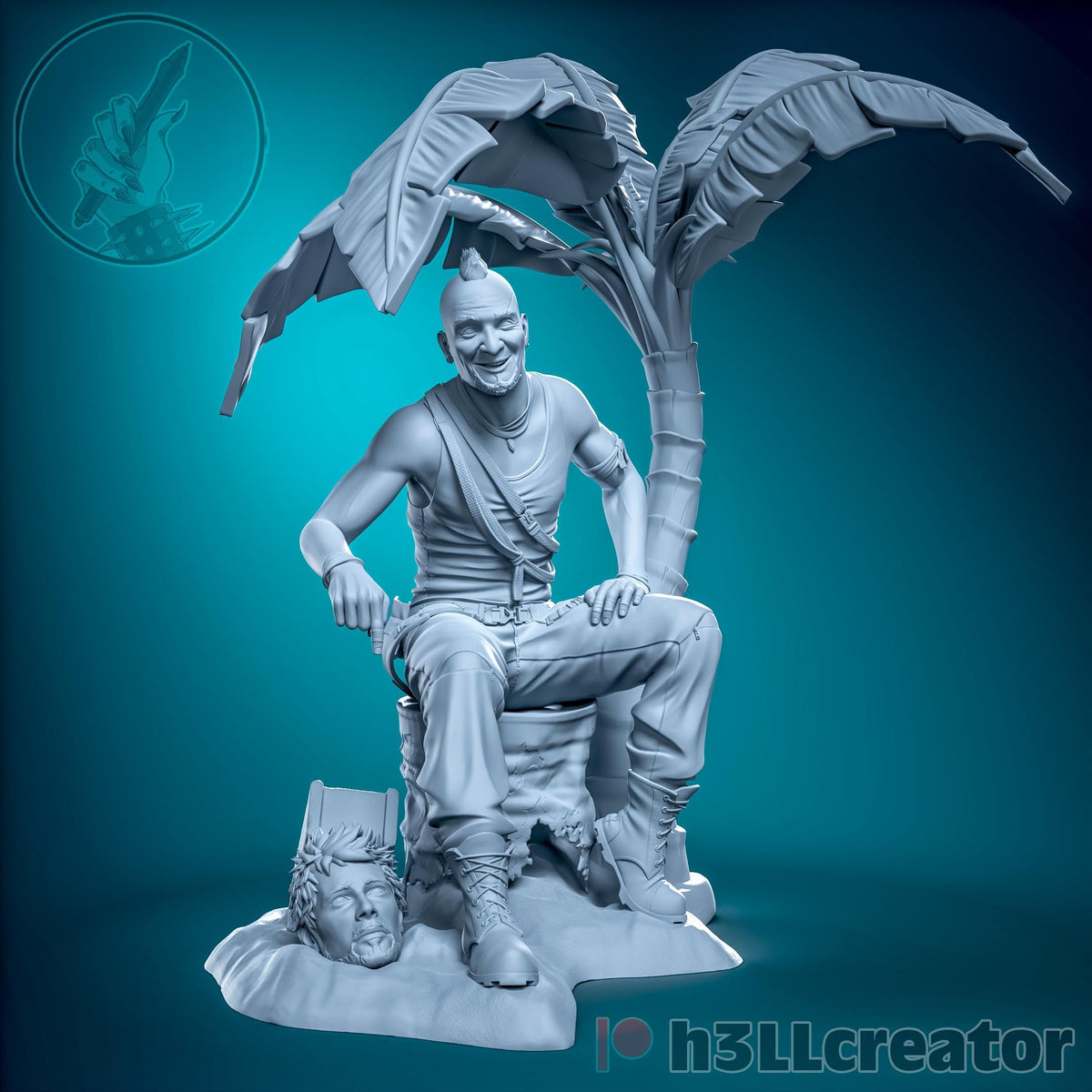 Vaas Figure - paintable tabletop miniature product view