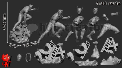Wolverine Figure - resin miniature view 8