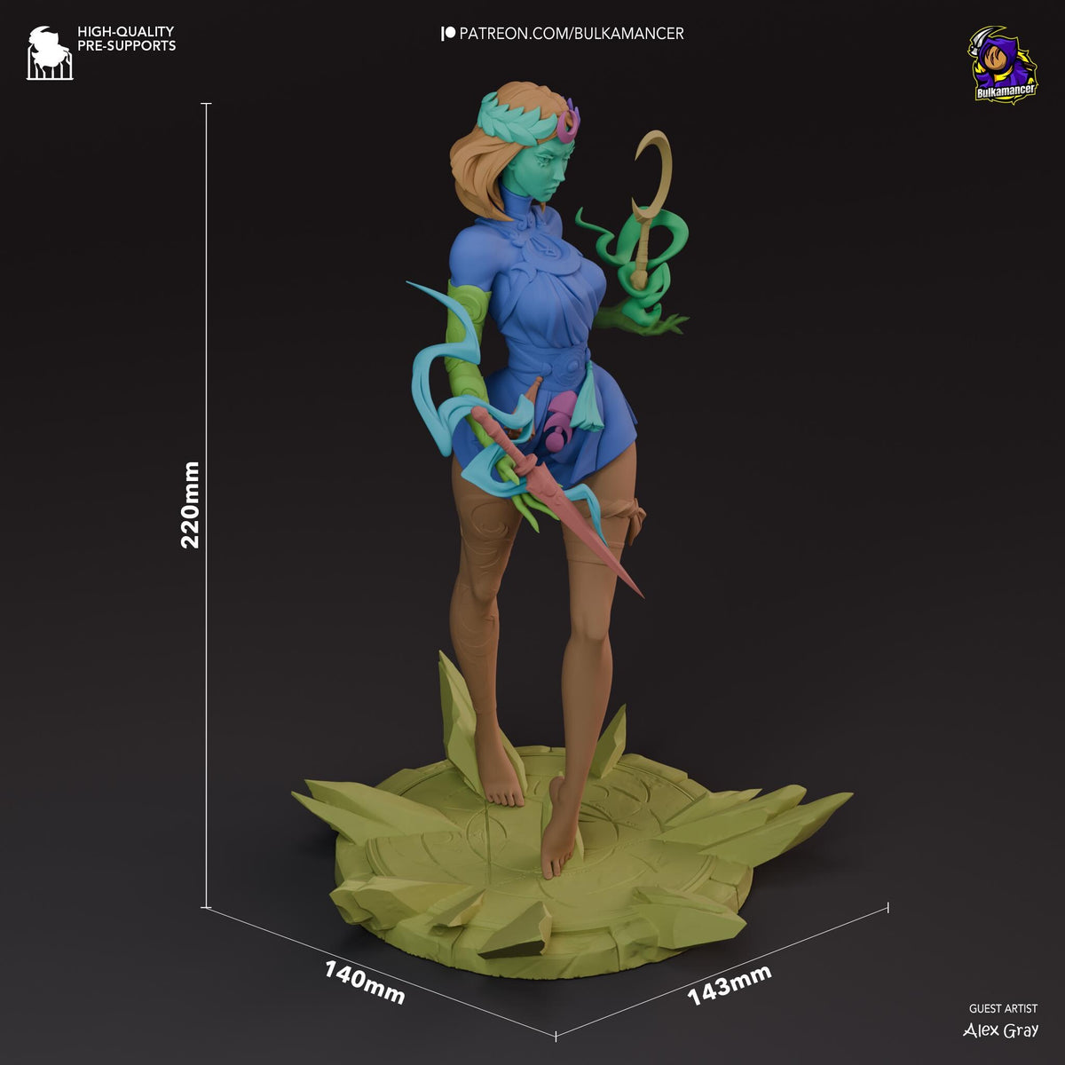 Melinoe Figure - Hades - resin miniature view 7