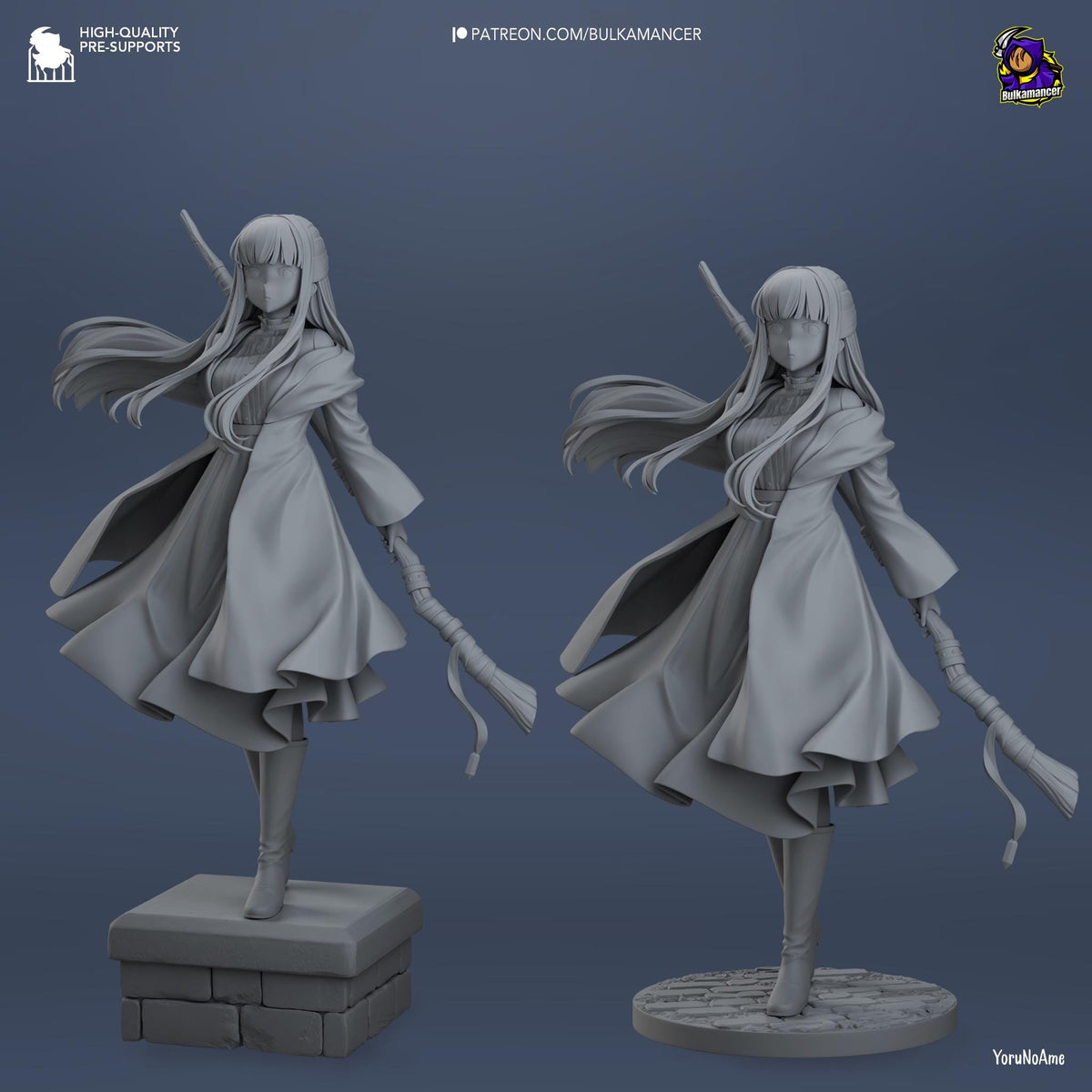 Fern Frieren Figure - paintable tabletop miniature product view