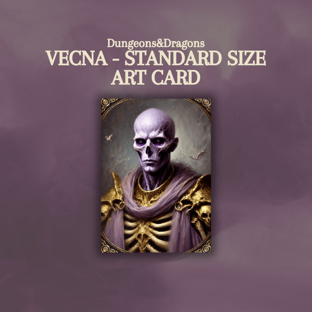 Vecna Standard Size Art Card - digital download preview