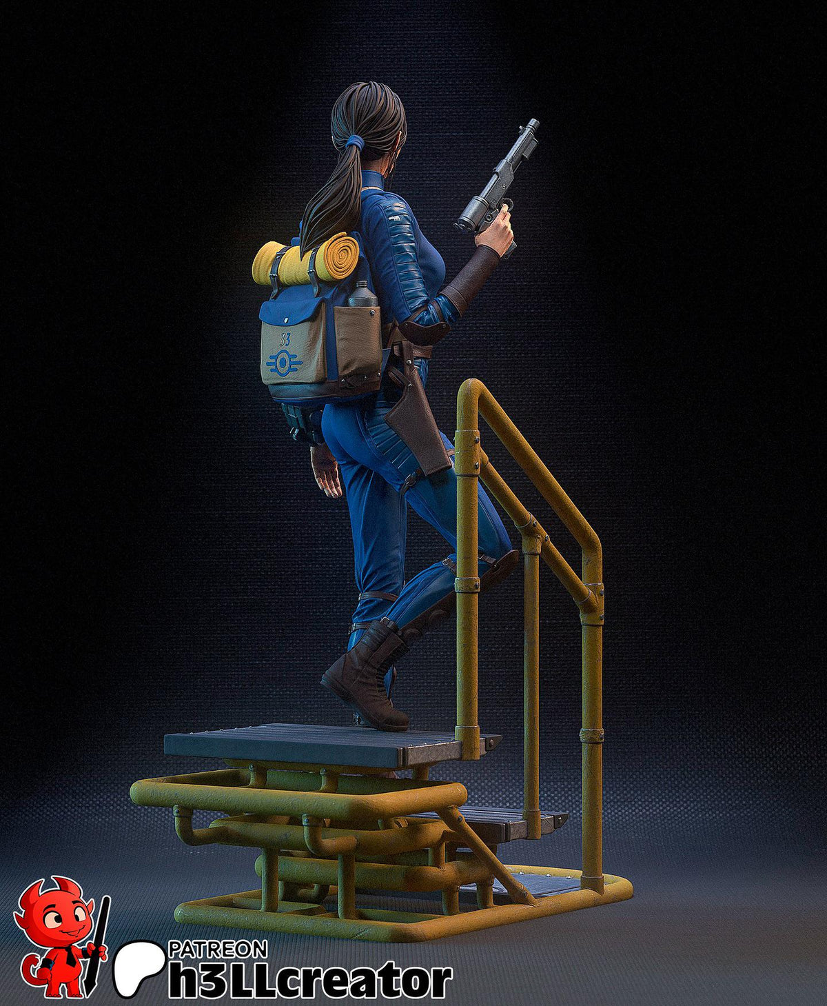 Lucy MacLean TV Character Fallout Figure - resin miniature view 5