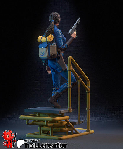 Lucy MacLean TV Character Fallout Figure - resin miniature view 5