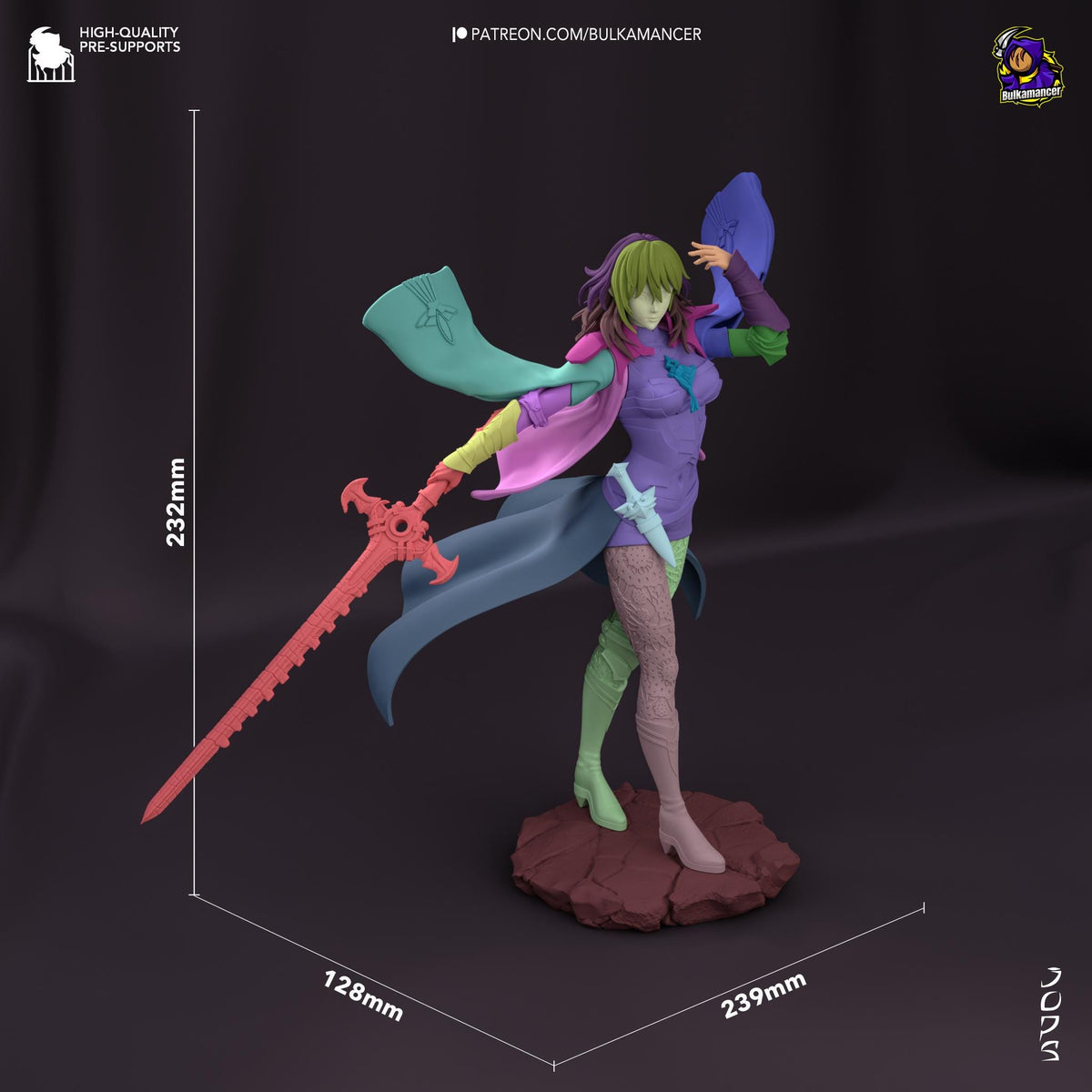 Byleth Figure - Fire Emblem - resin miniature view 7