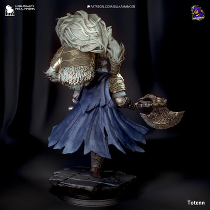 Godfrey Figure - Elden Ring - resin tabletop miniature alternate angle