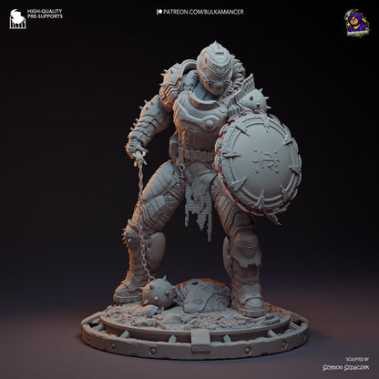 Doom Slayer Figure - resin miniature view 5