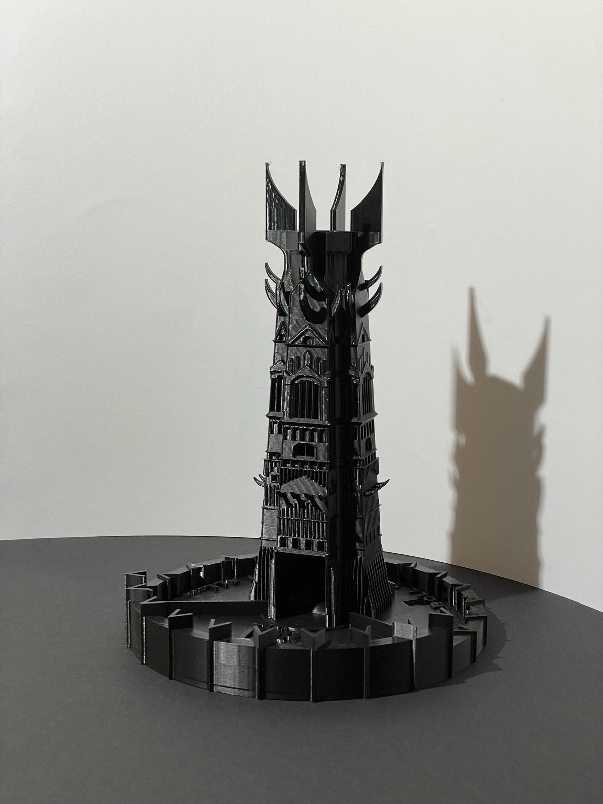 Lord of the Rings Dice Tower - 3D printed miniature detail view