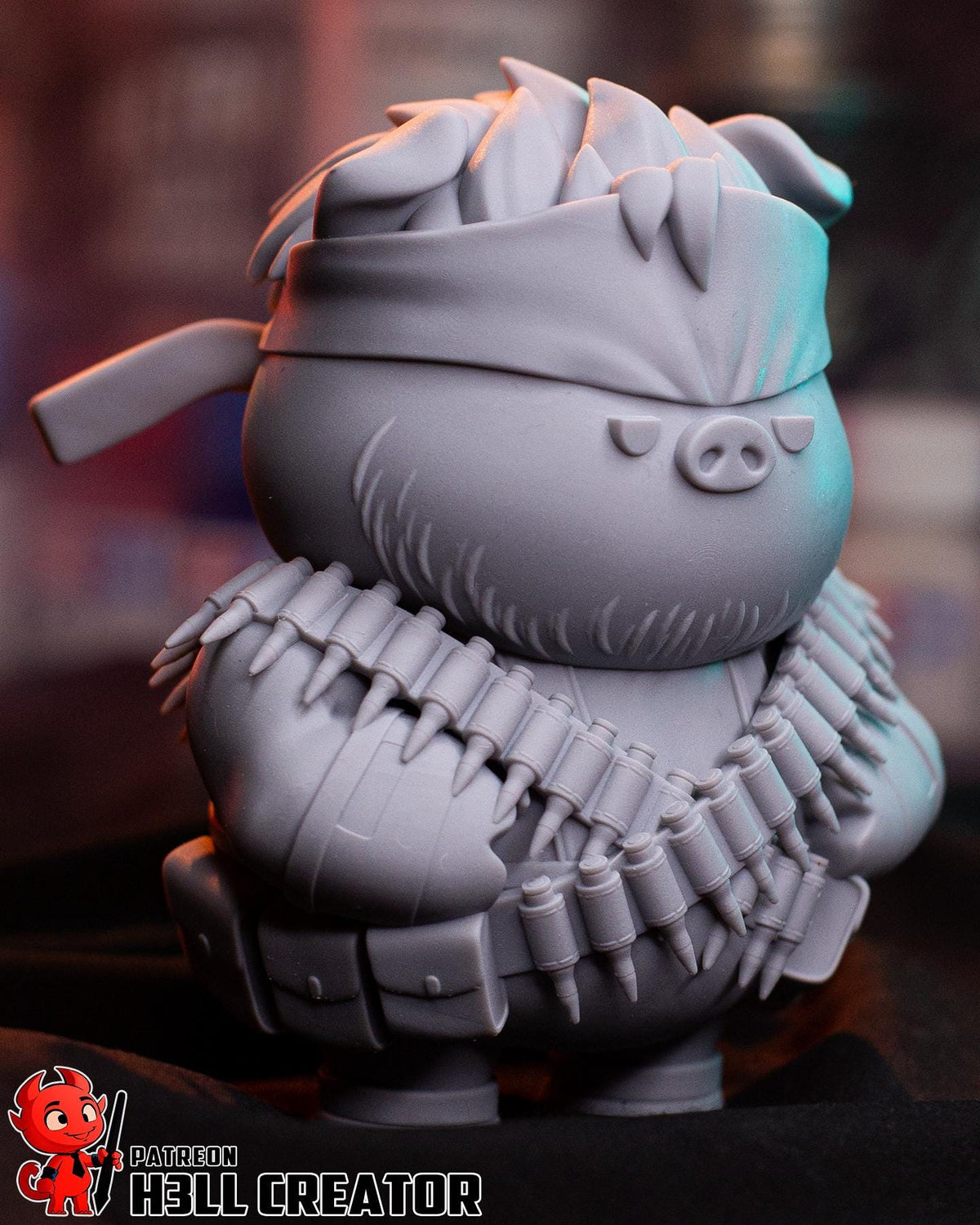 Solid Snake Metal Gear Solid Chibi Figure - paintable tabletop miniature product view