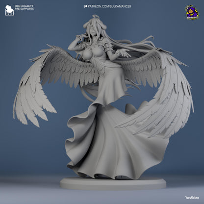 Albedo Figure - Overlord - 3D printed miniature detail view