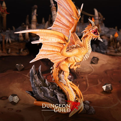 Dragon Miniature - resin tabletop miniature front view